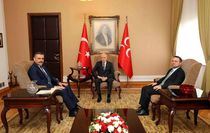 Adalet Bakanı Gürlek ve İçişleri Bakanı Çiftçi, TBMM'de MHP lideri Bahçeli'yi ziyaret etti