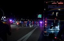 A Milli Futbol Takımı'na eşlik eden motosikletli polis kaza yaptı