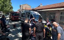 Balıkesir'de bacağına elektrikli bisikletin pedalı saplanan çocuk yaralandı