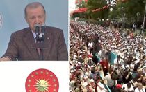 Cumhurbaşkanı Erdoğan'dan CHP'nin yüzde 46 oy aldığı kentte gövde gösterisi