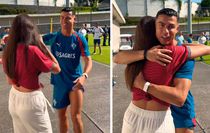 Ronaldo'yu görünce gözyaşlarına boğuldu