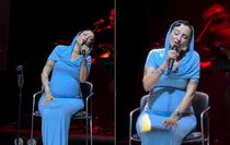 Karnı burnunda Melike Şahin konserlerine oturarak devam ediyor