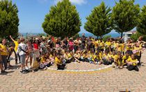 Samsun'da minik öğrenciler yıl sonunu ukulele konseriyle kutladı
