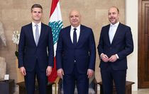 Lübnan Cumhurbaşkanı Avn, Hollandalı bakanlarla bölgesel gelişmeleri görüştü