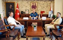 Beypazarı Belediye Başkanı Özer Kasap, İlçe Emniyet Müdürlüğünü ziyaret etti