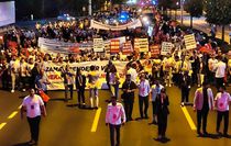 15 Temmuz'un 10. yılında Beştepe'den Külliyeye bayrak yürüyüşü