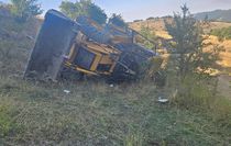 Samsun'da iş makinesi devrildi: 1 ölü