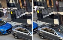 Suçüstü yakaladığı kadının kaçmasına izin vermedi