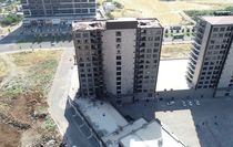 Plazadaki yangının boyutu, gün ağarınca ortaya çıktı
