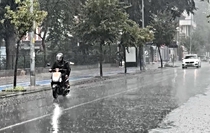 Düzce’de kuvvetli yağmur etkili oldu