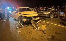 Düzce'de 6 Araçlı Zincirleme Kaza: 2 Yaralı