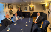 KKTC Cumhurbaşkanı Erhürman, arama-kurtarma çalışmaları için TCG IŞIN'da