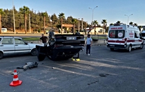Kahramanmaraş'ta Otomobil Ters Döndü: 1 Yaralı