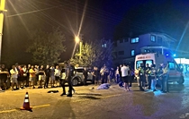 Otomobille çarpışan motosikletteki 2 kişi öldü