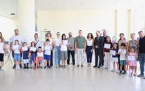 Ücretsiz yağlı boya kursunda sergi açıldı