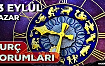 13 Eylül Pazar burç yorumları: Bugün hangi burç şanslı, hangisi dikkatli olmalı?