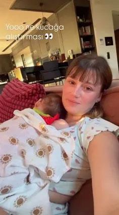 Gizem Karaca anneliğiyle mest etti, kızı Leyla Yaz'dan yeni kare geldi