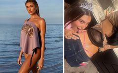 Ünlü model partide sınırları zorladı! Yaptığı hareket şaşırttı