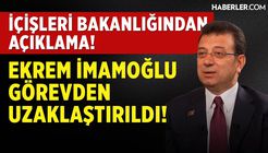 Ekrem İmamoğlu Görevden Uzaklaştırıldı!