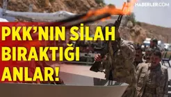 İlk Görüntüler Geldi! İşte PKK'nın Silahları Yaktığı Anlar