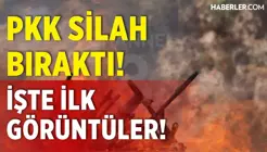 İlk Görüntüler Geldi! İşte PKK'nın Silahları Yaktığı Anlar