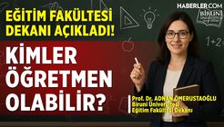 Prof. Dr. Adnan Ömerustaoğlu: Eğitimin Hedefi Düşünmek İçin Aklı Eğitmek Olmalı