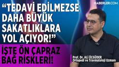 Prof. Dr. Ali Öçgüder: Ülkemizde En Sık Halı Saha Yaralanmaları Görülüyor