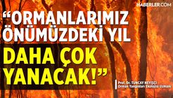 Prof. Dr. Tuncay Neyişçi: Ormanlarımız Önümüzdeki Yıl Daha Çok Yanacak