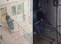 >İşte Büyükçekmece Adliyesi'ndeki skandal hırsızlığın ilk görüntüleri