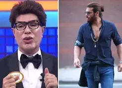>Yılmaz Morgül'den kas şovu! Can Yaman'a böyle meydan okudu