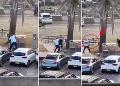 >Hanuka kutlamasında kanlı saldırı! Saldırgan böyle etkisiz hale getirildi