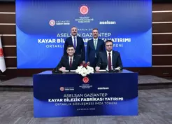 >ASELSAN Gaziantep Kayar Bilezik Fabrikası için imzalar atıldı