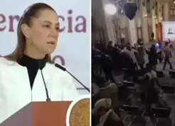 >Meksika'da devlet başkanı depreme basın toplantısında yakalandı