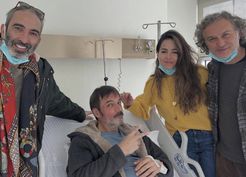 >Karaciğer nakli için hastaneye kaldırılan Ufuk Özkan'a meslektaş desteği