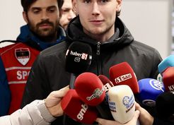 >Trabzonspor'un prensipte anlaştığı Mathias Lovik, Trabzon'a geldi