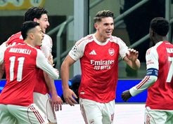 >Inter'i deplasmanda yenen Arsenal 7'de 7 yaptı