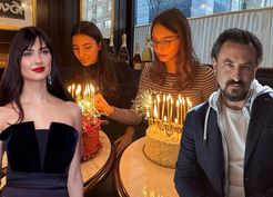 >Tuba Büyüküstün'ün ikiz kızları 14 yaşına girdi! Baba Onur Saylak'tan duygusal paylaşım
