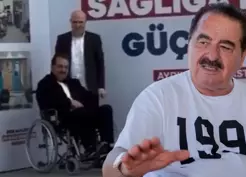 >İbrahim Tatlıses, tekerlekli sandalyede Cumhurbaşkanı Erdoğan'ı bekledi