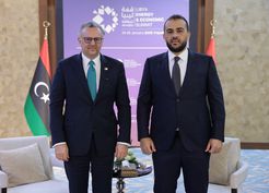 >Libya Savunma Bakan Vekili ile ABD'nin Afrika kıdemli danışmanı askeri işbirliğini görüştü
