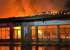 >Hatay'da hırdavat dükkanında çıkan yangın hasara neden oldu