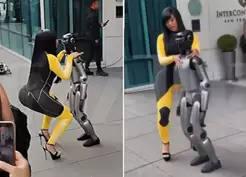 >Cardi B rezil oldu! Robotla yaptığı dans kötü bitti