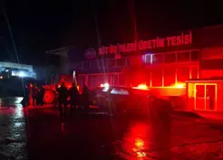 >Kırklareli'de süt ürünleri üretim tesisi deposunda yangın