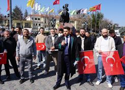 >Polatlı'da parklarda işletmecilik yapan esnaftan belediyenin tahliye kararına protesto