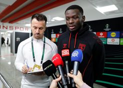 >Samsunspor-Shkendija maçının ardından