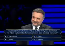 >Guinness Dünya Rekorları'na göre, MÖ 850 yılına tarihlenen ve hâlen kullanımda olan dünyanın en eski köprüsü nerededir?