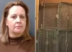 >Teksas'ta dehşet evi: Evlatlık çocuklarını kafese kapatan anneye 80 yıl hapis