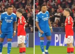>Mbappe'nin Prestianni'nin gözlerinin içine baka baka defalarca küfrettiği görüntüler ortaya çıktı