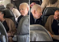 >Eski ABD Başkanı Joe Biden, tarifeli uçakla seyahat etti