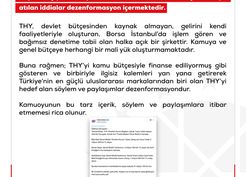 >DMM: Türk Hava Yolları'na ilişkin ortaya atılan iddialar dezenformasyon içermektedir