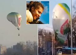 >Sıcak hava balonu faciası! Şampiyon pilot sepetten fırlayıp öldü